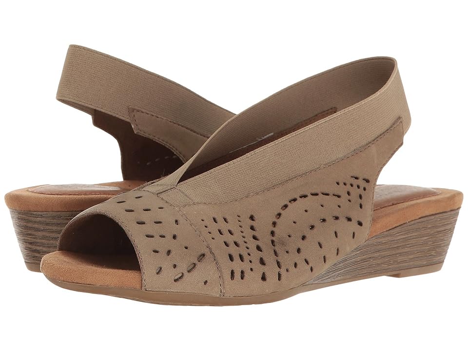 

Rockport Cobb Hill Collection Cobb Hill Judson Peep Sling (Light Khaki Nubuck) Women's Sling Back Shoes