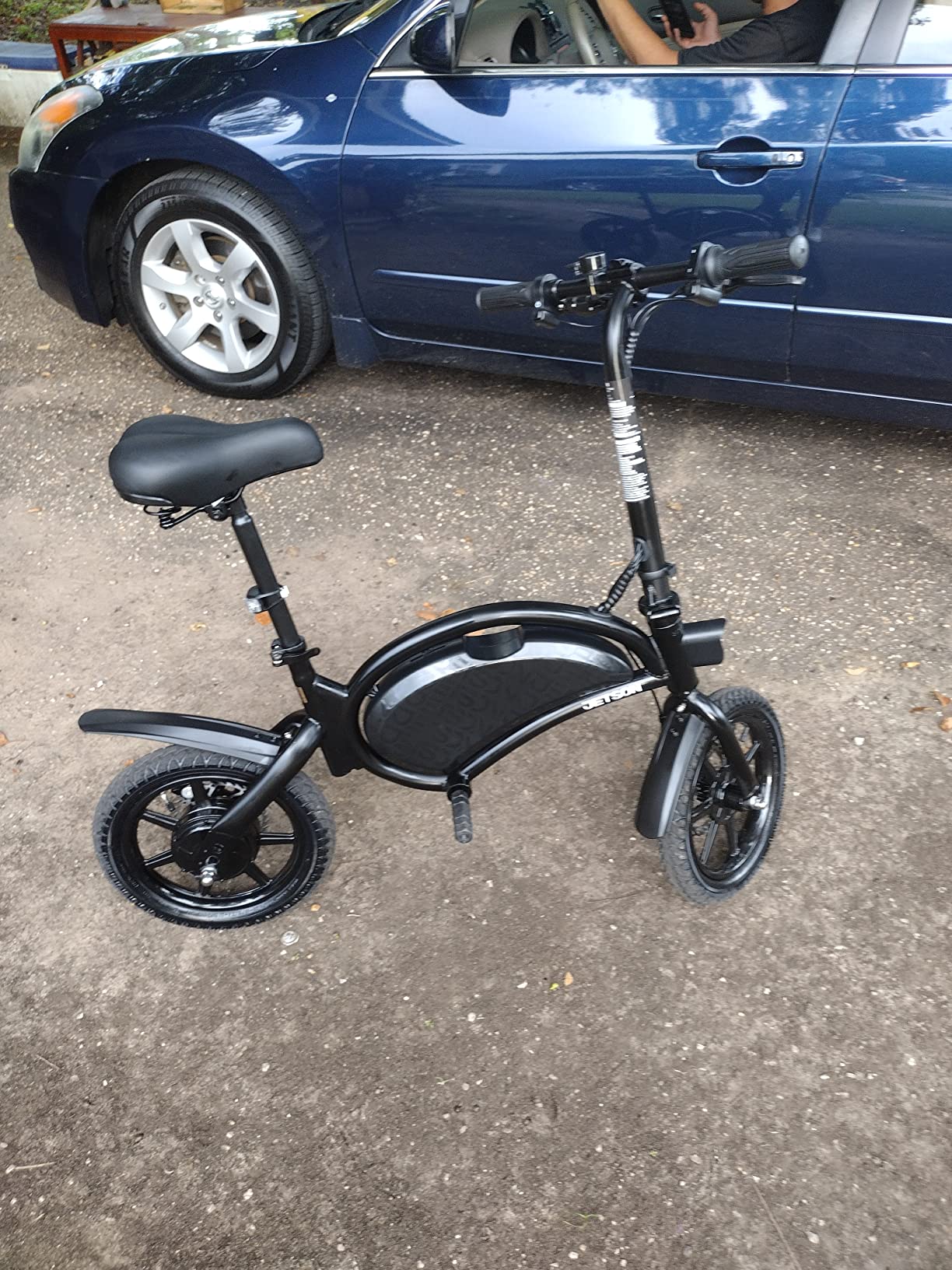 46/mo Finance Jetson Bolt Adult Folding Electric Ride On, Foot Pegs