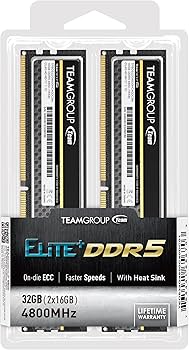 TEAMGROUP Elite Plus DDR5 32GB (2x16GB) 4800MHz PC5-38400 CL40