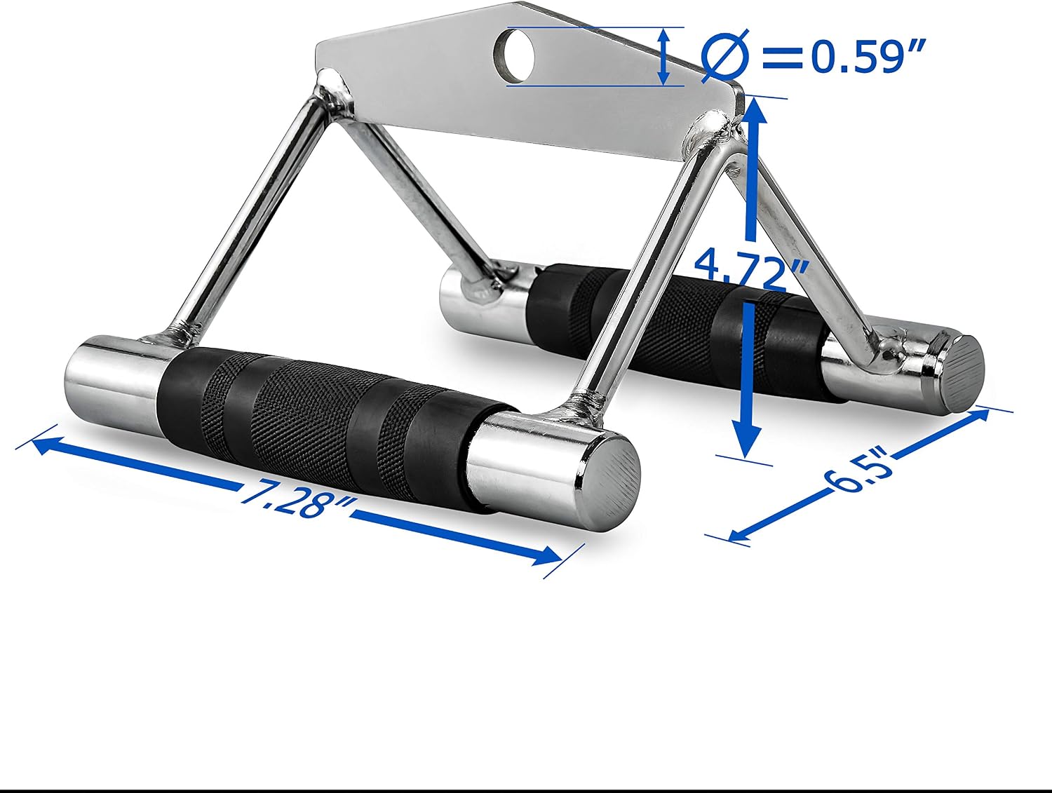 ZOVOTA Cable Machine Attachment Exercise Handle Pull Down Rowing Handle Weightlifting Accessory for Gym Home…