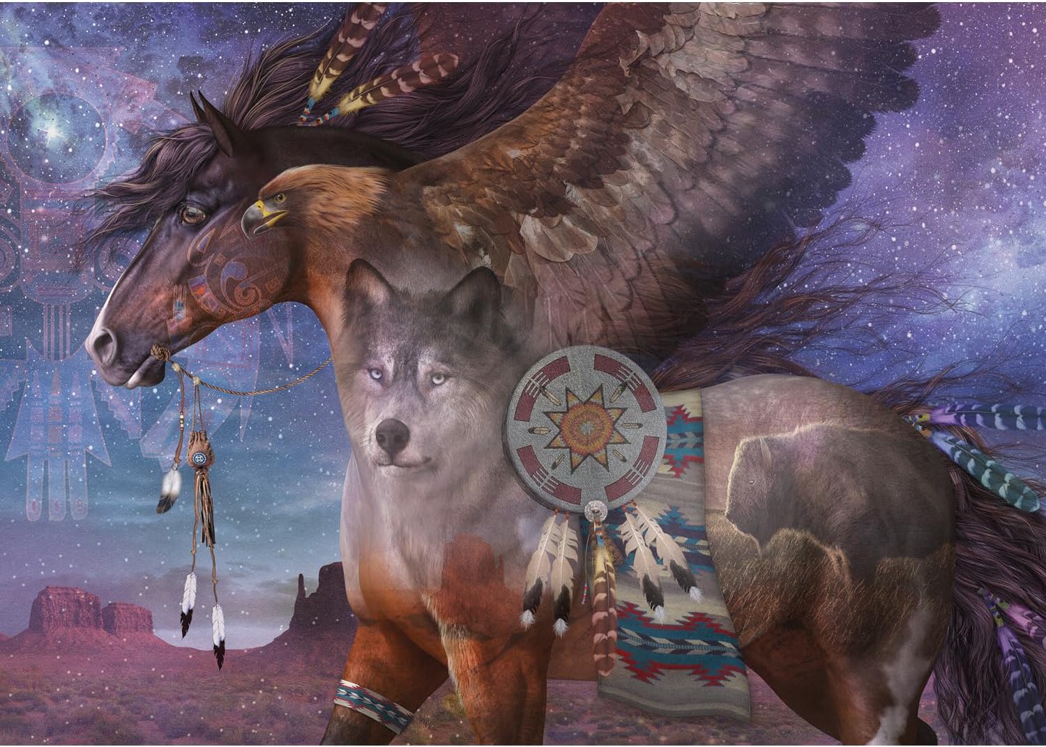 Anatolian Puzzle - Spirit Guides, 1500 Piece Jigsaw Puzzle, 4569