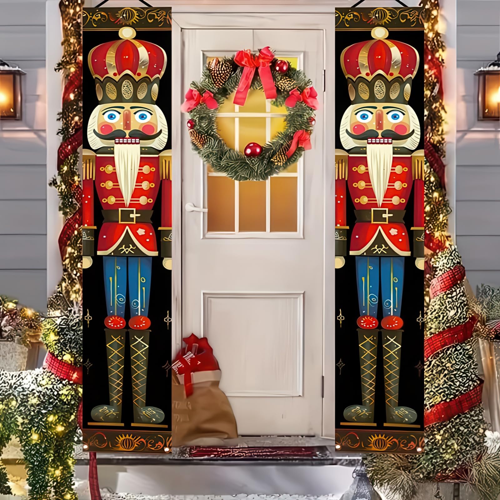 Nutcracker porch banner set