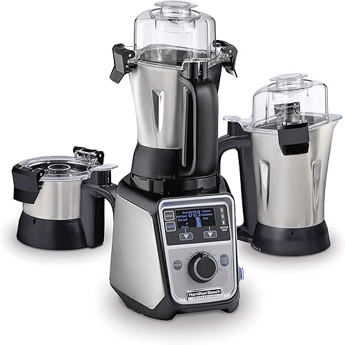 Hamilton Beach Professional 4-in-1 Juicer Mixer Grinder, Commercial-Grade 1400 Watt