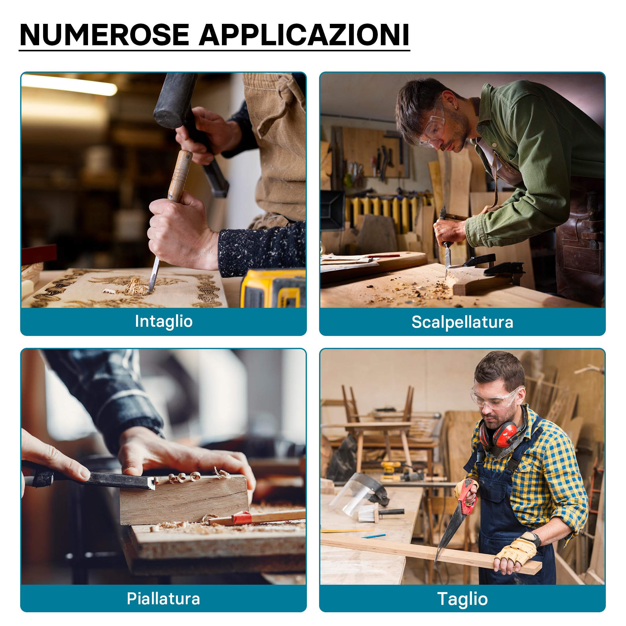 Wiltec Banco da lavoro portatile con morsa Mini tavolo di lavoro mobile in faggio con morsetti