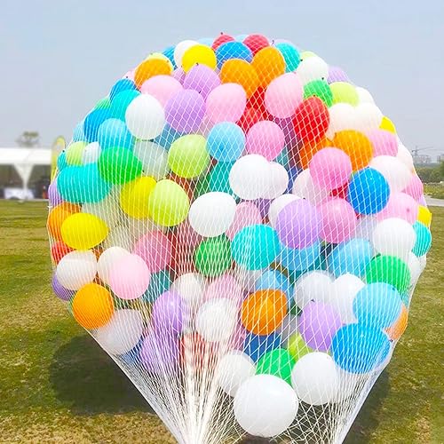 Red para globos (tiene 200 látex de 10 pulgadas) para globos, red de liberación de globos para celebración de cumpleaños, suministros de fiesta de