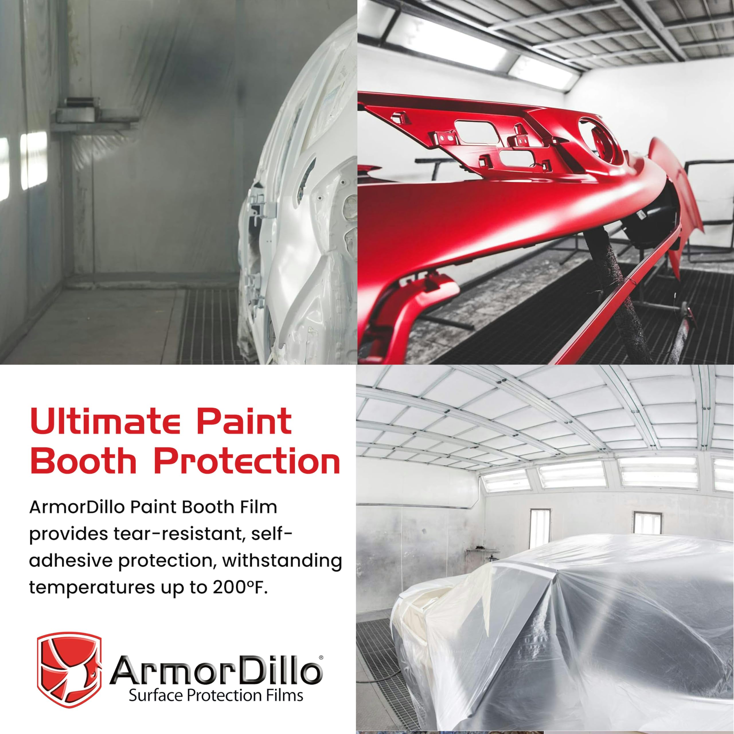 ArmorDillo - Lámina protectora para pintura (4 mil x 200 pies)