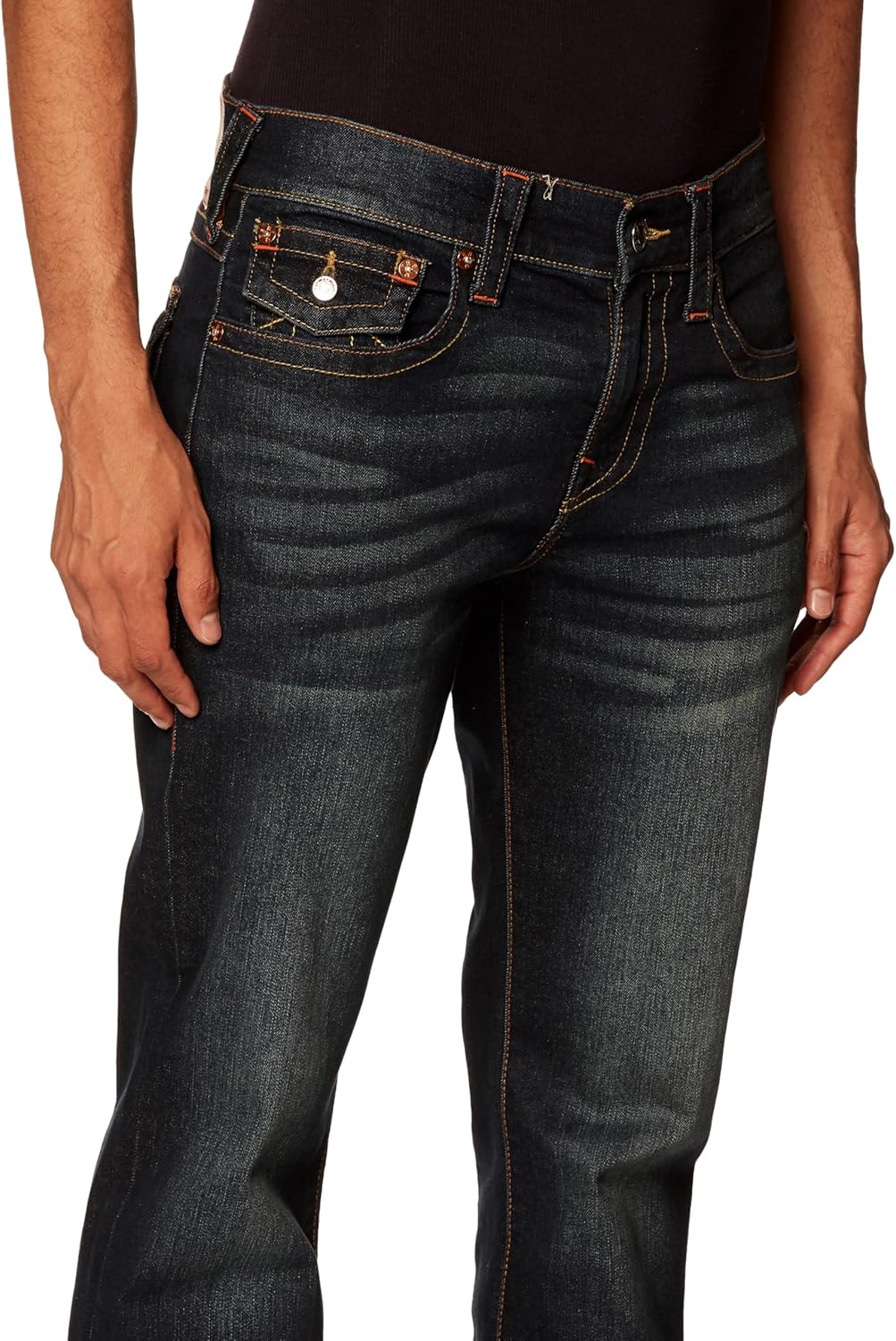 True Religion Men's Rocco Super T Flap 1/2" 32" Inseam - Image 4
