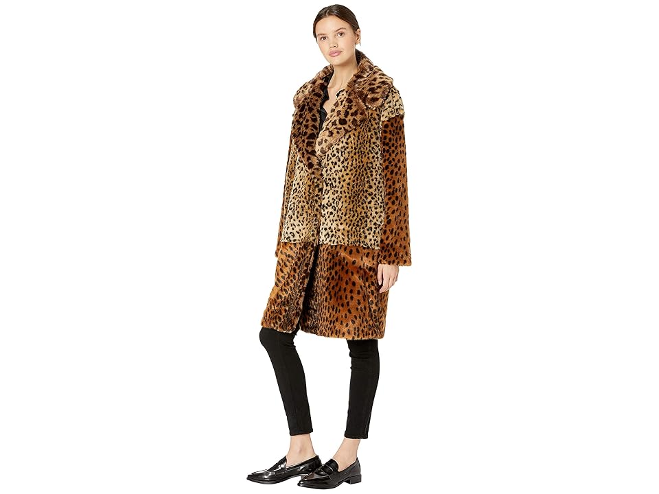 

Blank NYC Leopard Faux Fur Long Jacket in Party Animal (Party Animal) Women's Coat, Multi