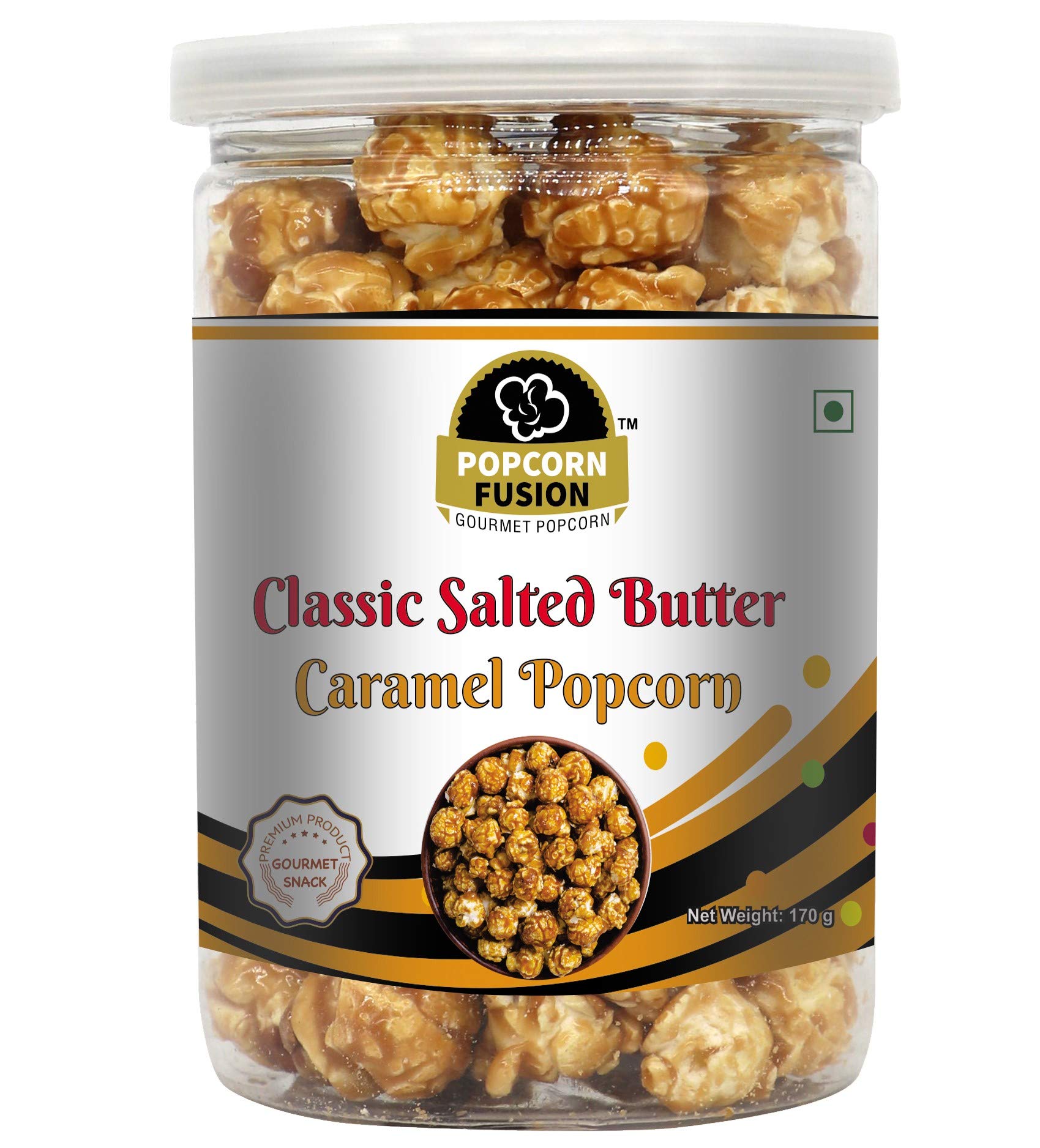 Popcorn Fusion Rakhi Gift Pack Of Chocolate & Caramel Popcorn (320g) with 2 Premium Kids Rakhi Roli Chawal Chandan Greeting Card for brother (Item Code-1050) 4