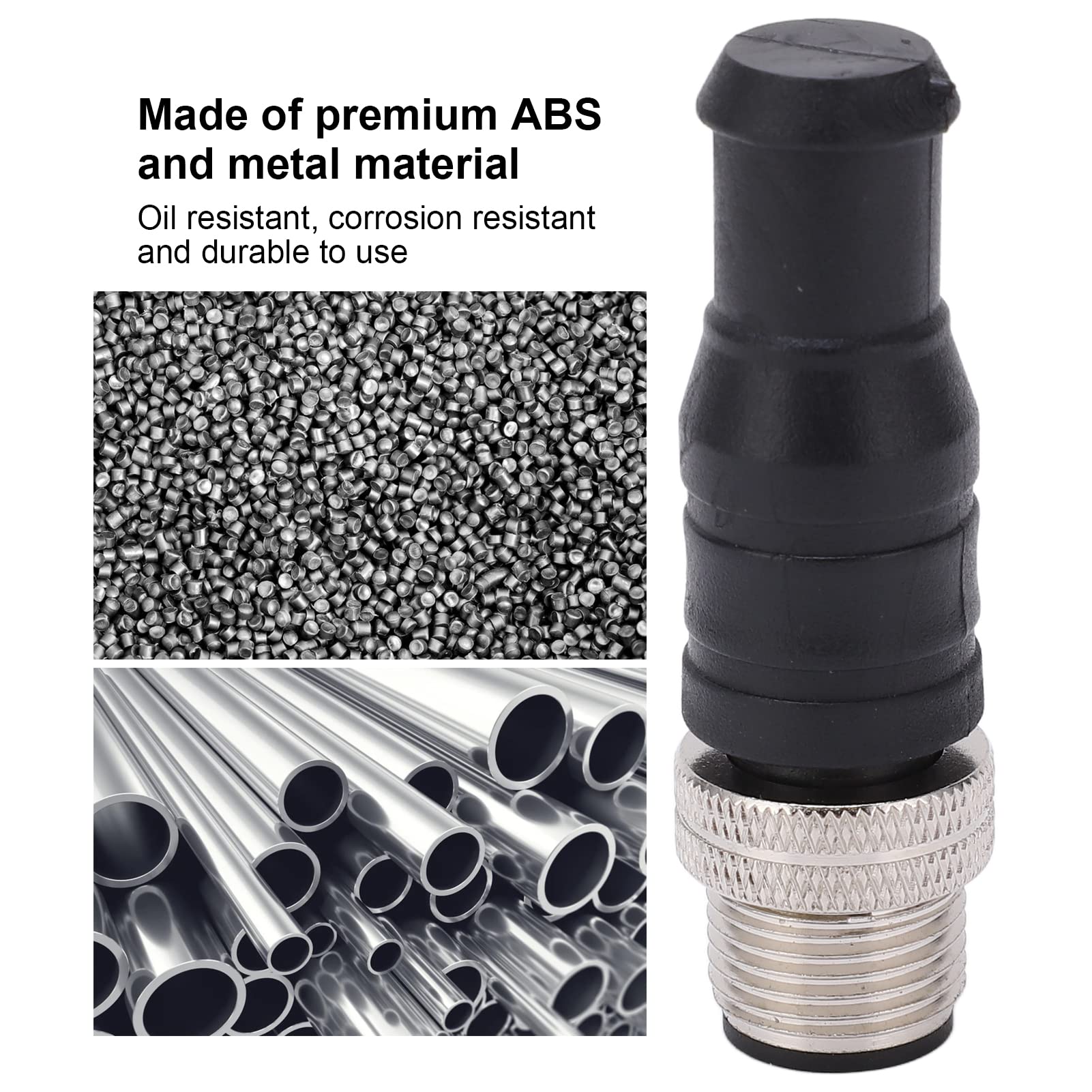 Tbest pour Résnce de Terminaison Mâle NMEA 2000, pour Résnce de Terminaison Mâle NMEA 2000 N2K M12 5 Broches IP67 étanche pour Les Réseaux