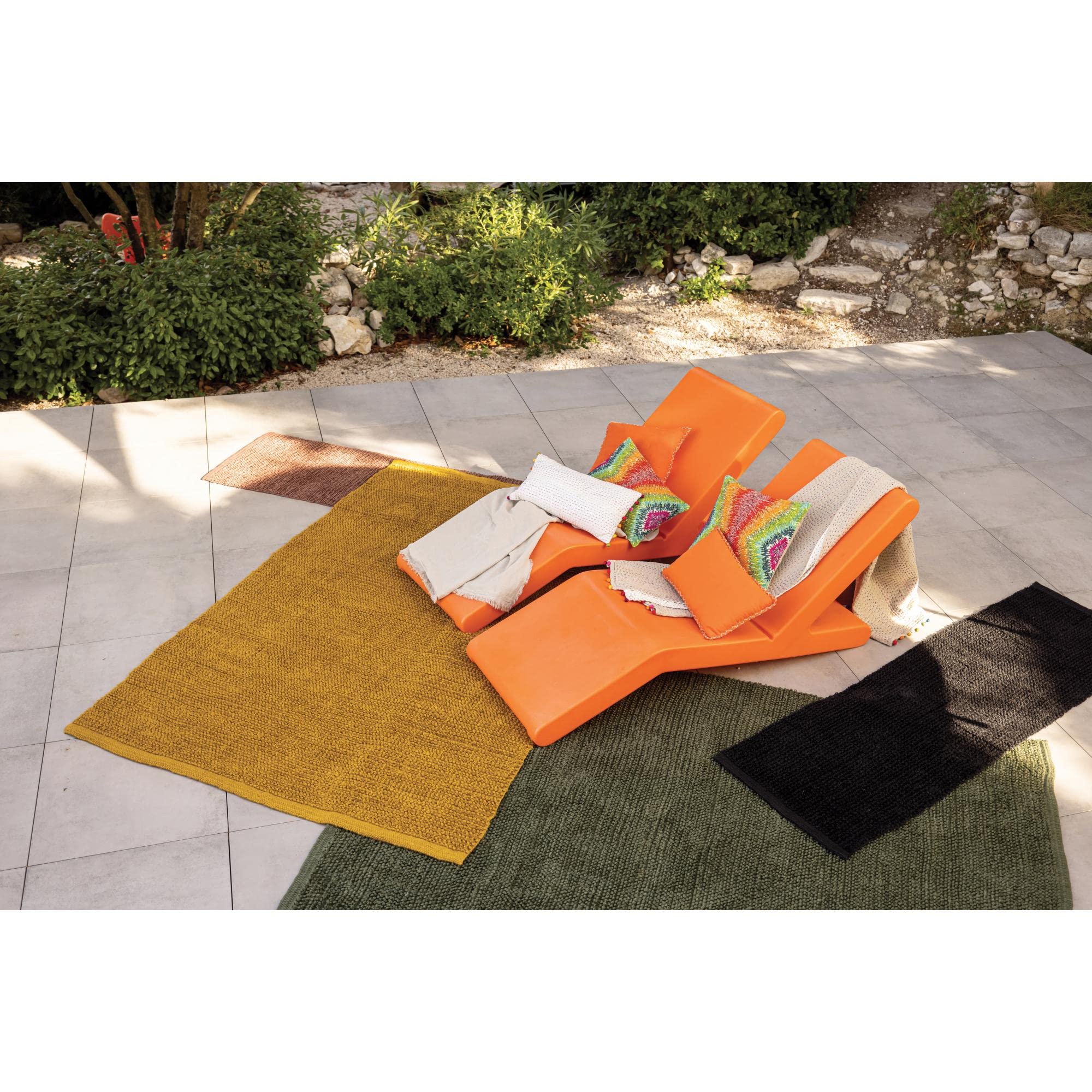 Vivaraise Tapis Elios Moutarde 60 x 200 cm