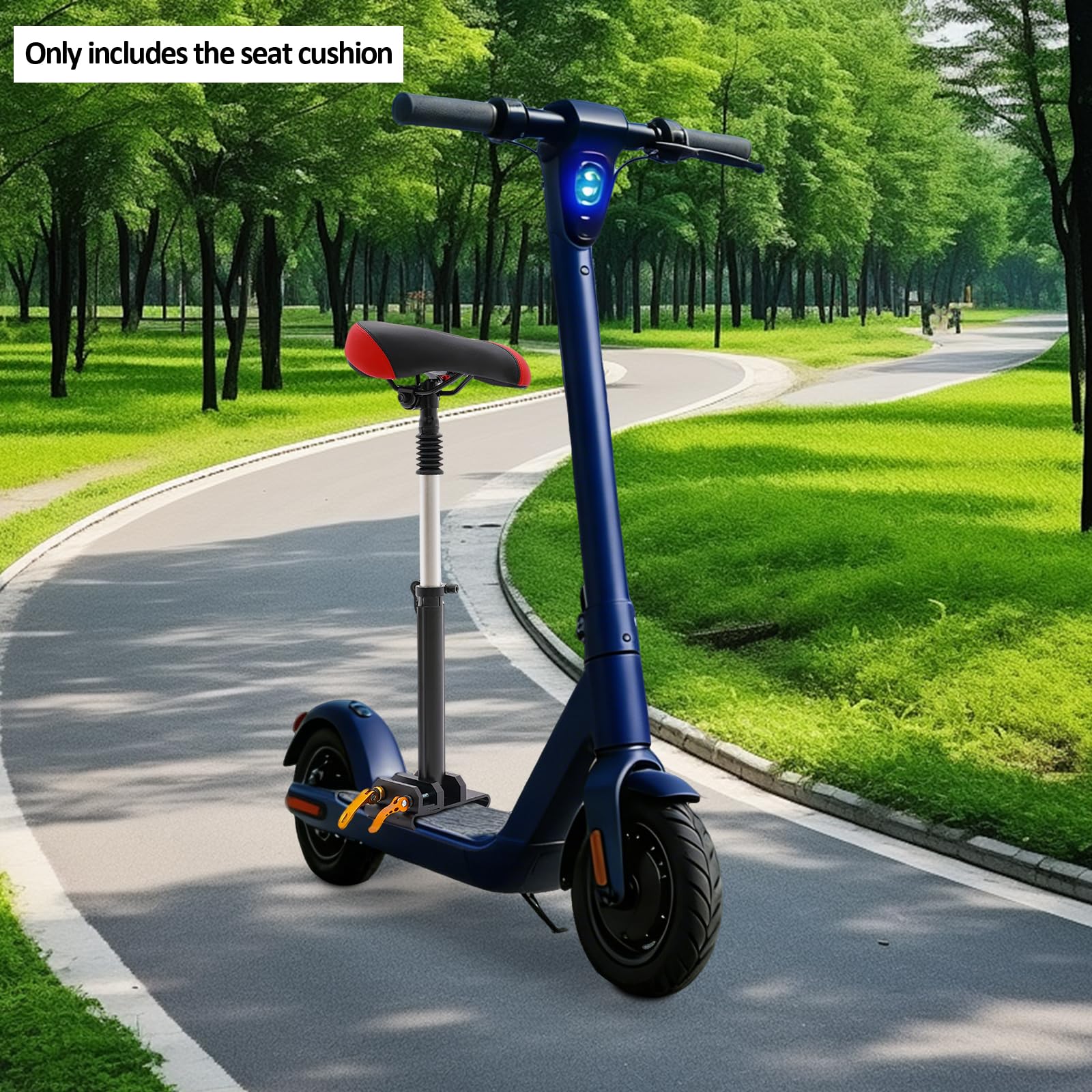 Siège de trottinette électrique réglable en hauteur de 45 à 65 cm, avec rembourrage en polyuréthane respirant et mousse souple, compatible avec Xiaomi M365/M365 Pro, selle confortable pour