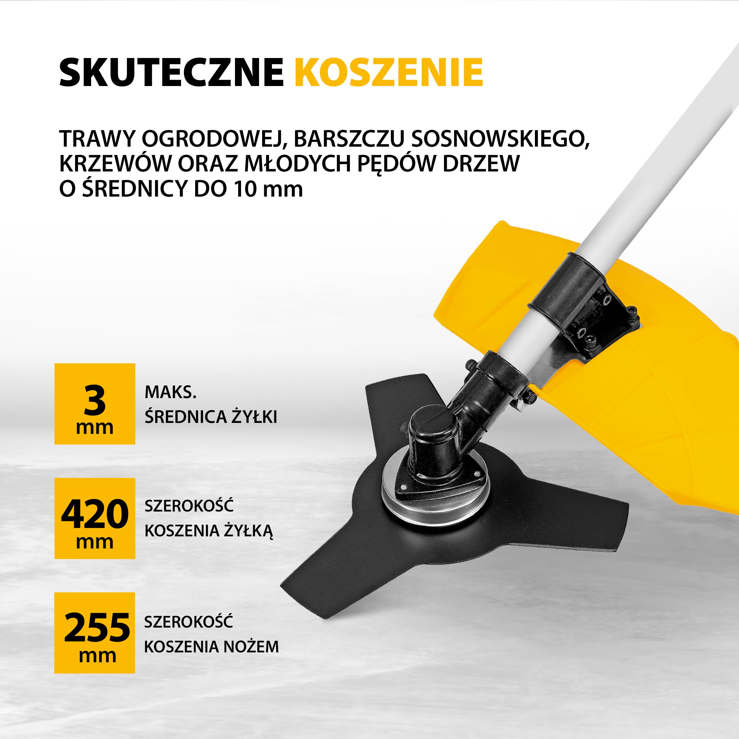 Kosa Spalinowa, Kosiarka, Podkaszarka do Trawy DT-52S, 52 cm - Denzel