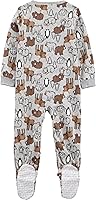 Vista 25 de Simple Joys by Carter's - Pijama de forro de vellón resistente al fuego para niños pequeños y bebés, holgada, con pies, paquete de 3
