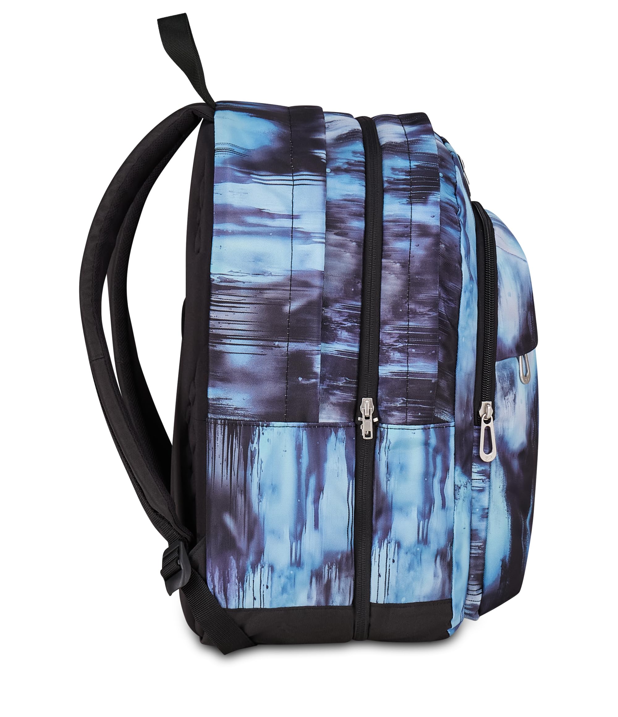 Seven Zaino Scuola The Double Pro XXL Detach, Blu, 34 L, Doppio Scomparto, Cuffie wireless incluse, Zaino Staccabile e reversibile, Tasca porta pc, Tasche multiuso, Scuola media e superiore, Ragazzi
