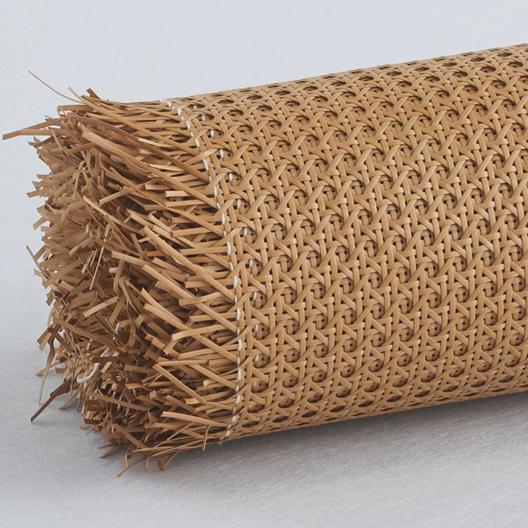 80cm Breites, Rattan Geflecht Gurtband Rolle PE Kunststoff, Wiener Geflecht Meterware, Rattan Vorgewebtes Offenes Netz Gewebe für DIY Stuhl Möbel Schranktür Dunkelbraun(80x300cm)