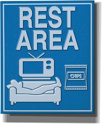 Epic Graffiti 'Rest Area' by Ed Wargo, Canvas Wall Art, 20"x24"