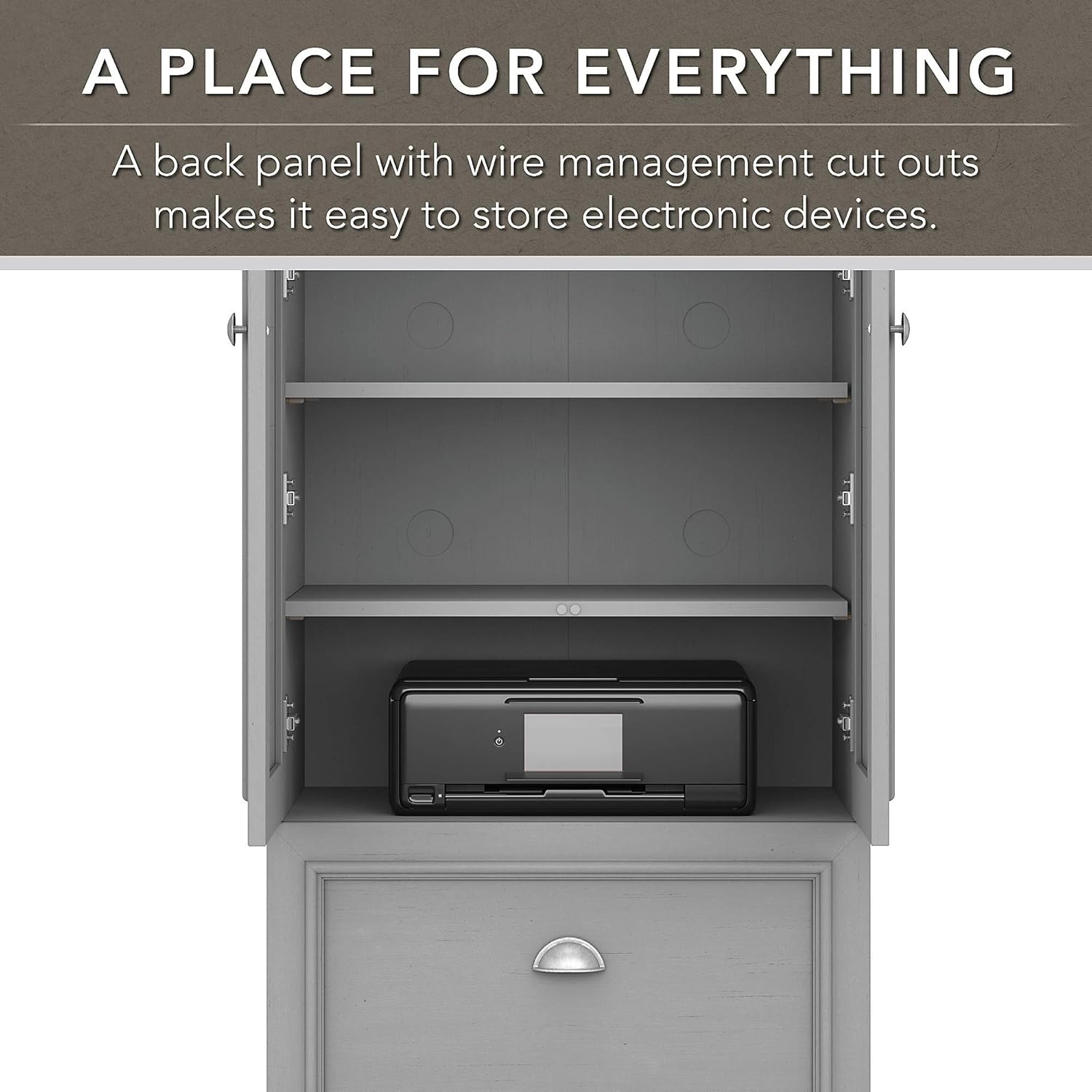 Buy Bush Furniture Fairview L Shaped Desk with Hutch and Storage