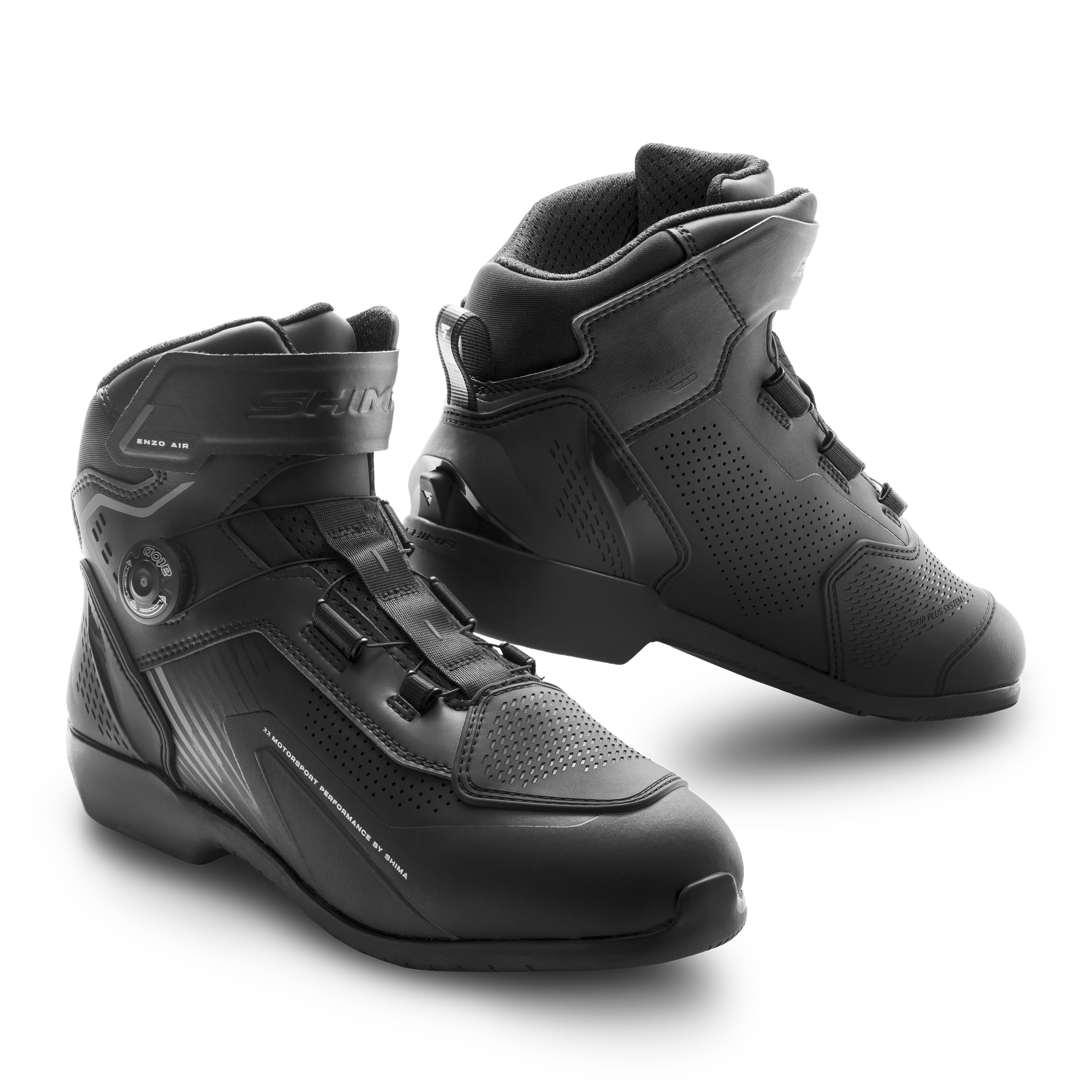 SHIMA Enzo Air Scarpe Moto Uomo Donna Pelle Impermeable Tutto L'Anno Scarpa Stivali Proteggi Touring Protezione Chiusura