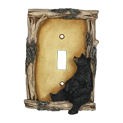 Bear Single Switch Electrical Cover Plage