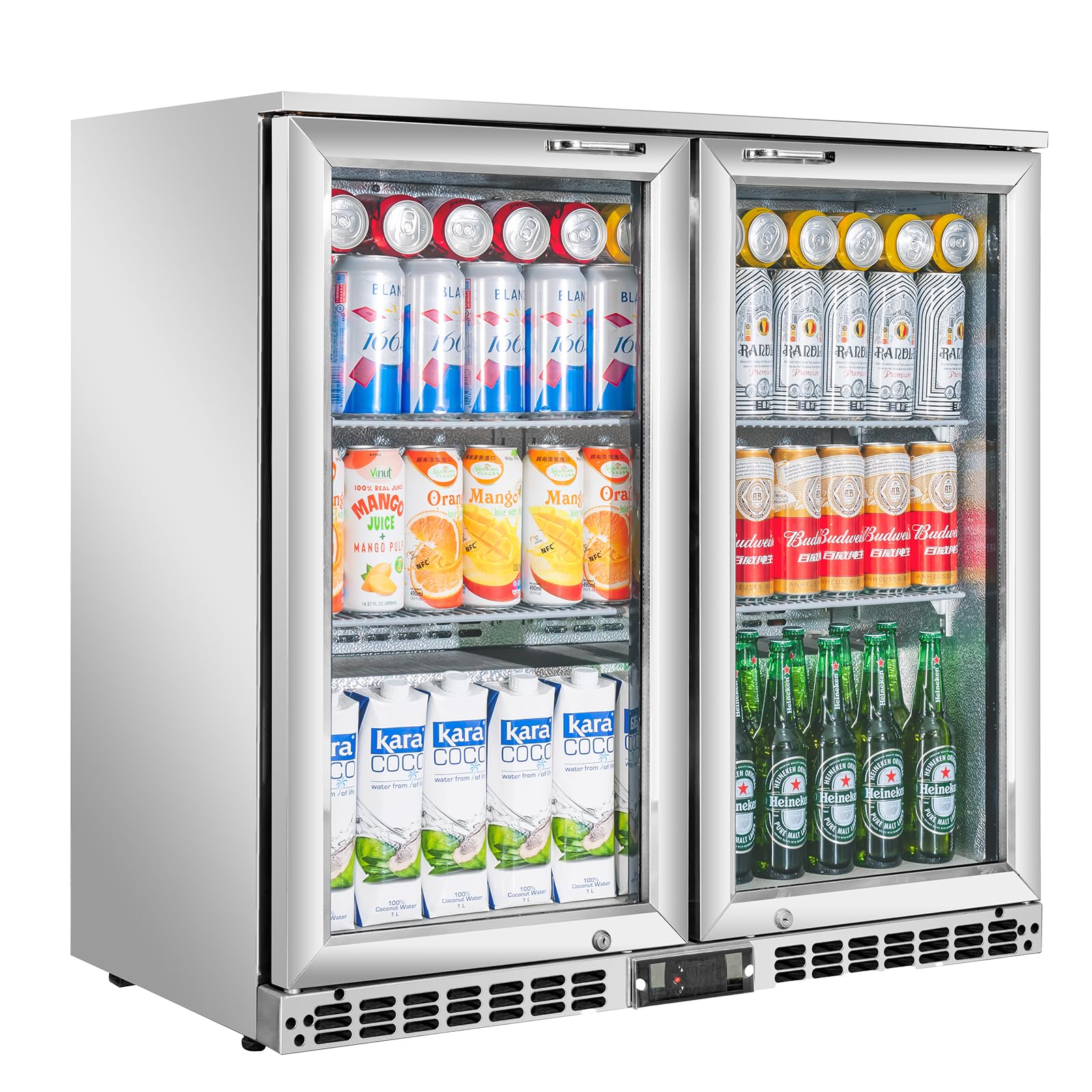 Bingerma BBD-230LS 7.4 cu ft Beverage Cooler Stainless Steel