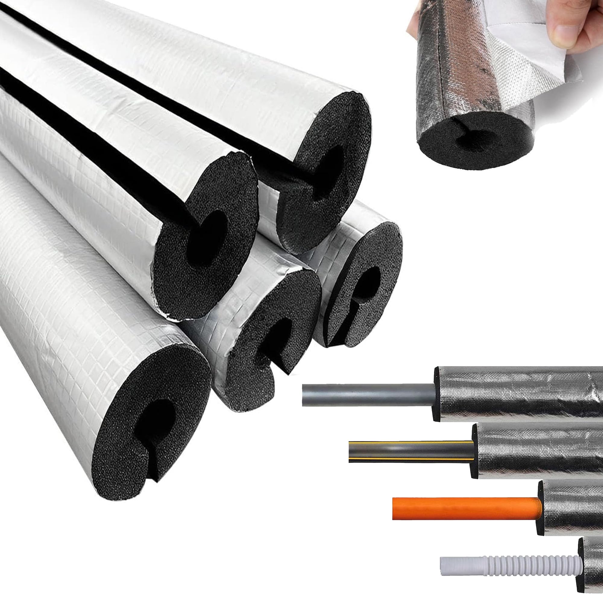 Coquilla Aislante De Papel De Aluminio Autoadhesivo Para Exteriores