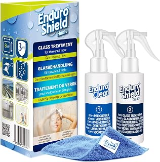 EnduroShield Glasbehandlungs-Set für Duschglas & Glasflächen - 125 ml