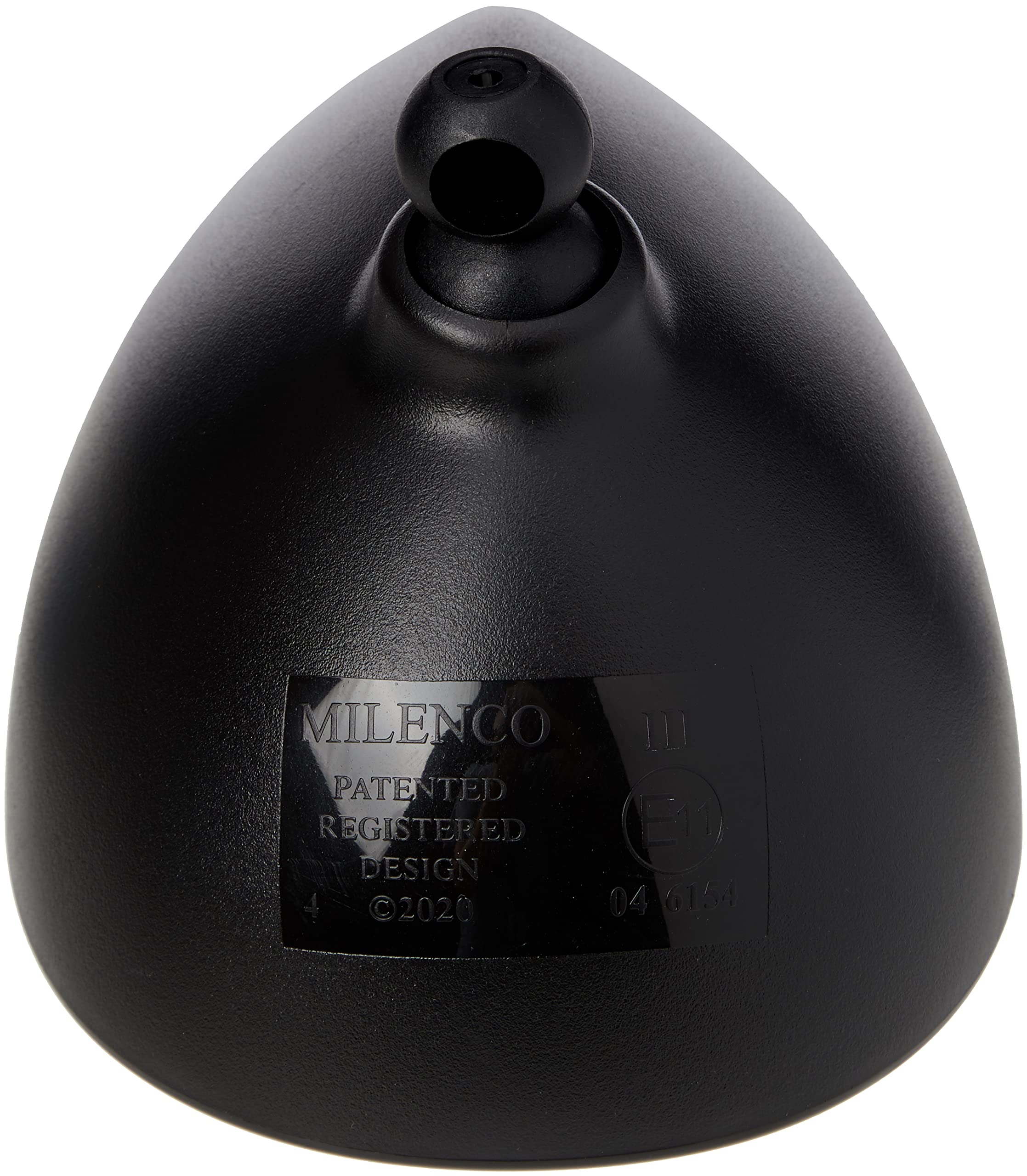 Milenco Aero Mirror Convex Spiegelkopf 1St, black