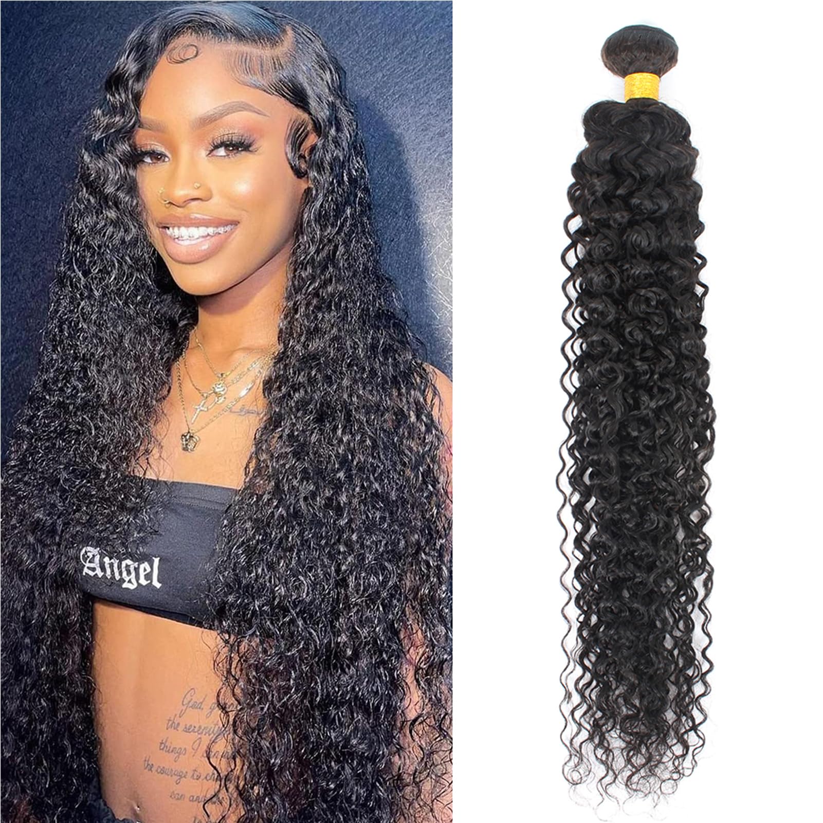 12A Water Wave Bundles Human Hair 28 Inch Full And Thick Single Bundle 100% Unprocessed Brazilian Virgin Hair Soft Water Curly Bundles Human Hair