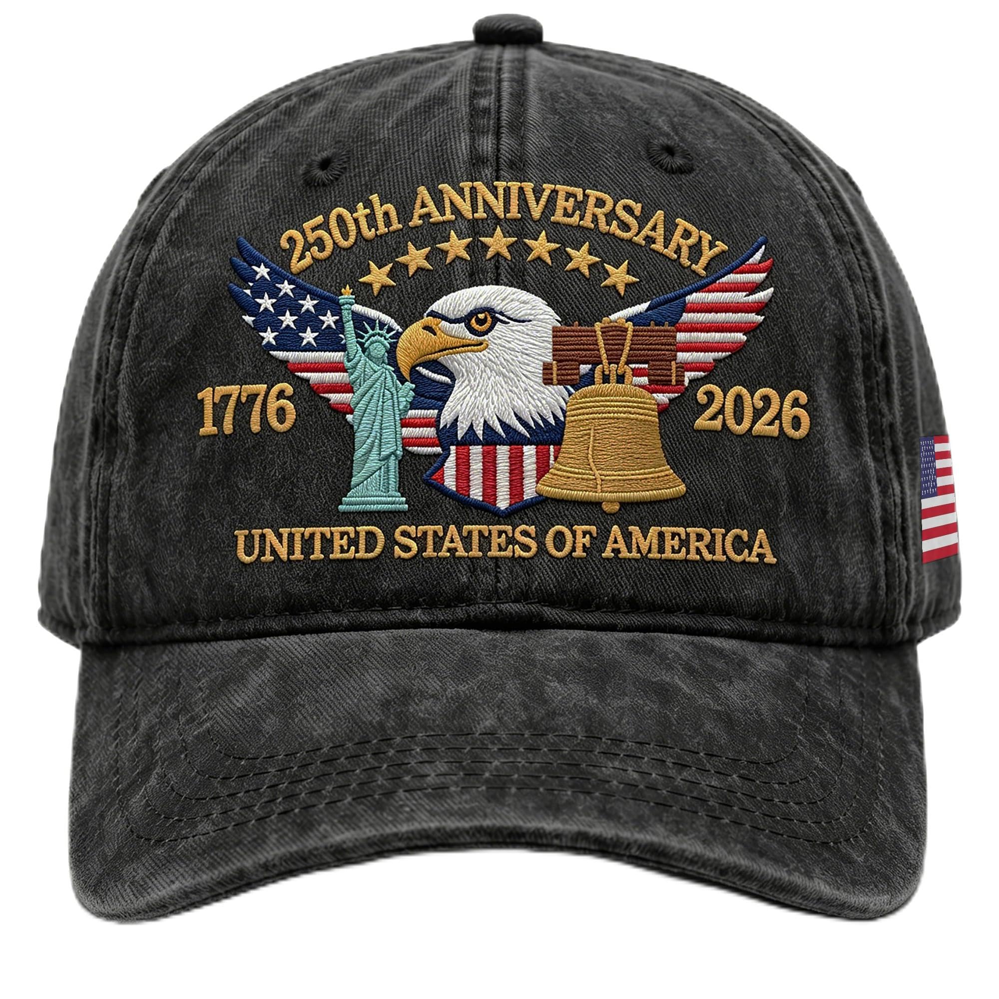 Writpoty 250th Anniversary USA Hat 1776-2026