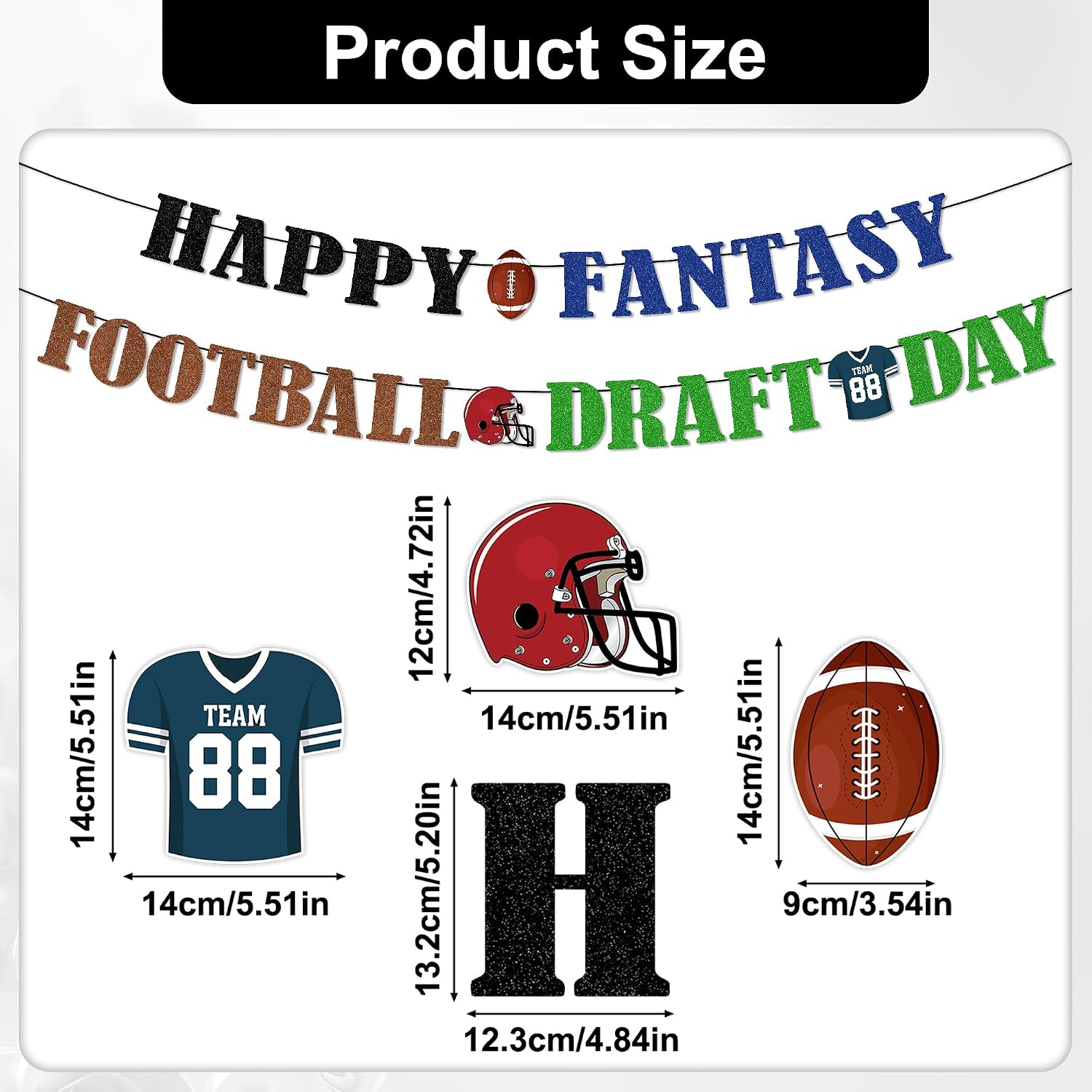 Fantasy Football Party Decorations, Draft Day Banner for League Party image 2
