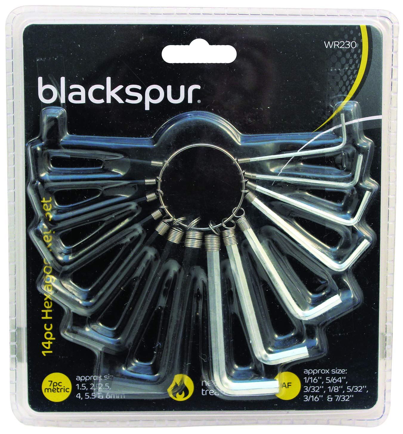 Blackspur BB-WR230 Hexagon Key Set
