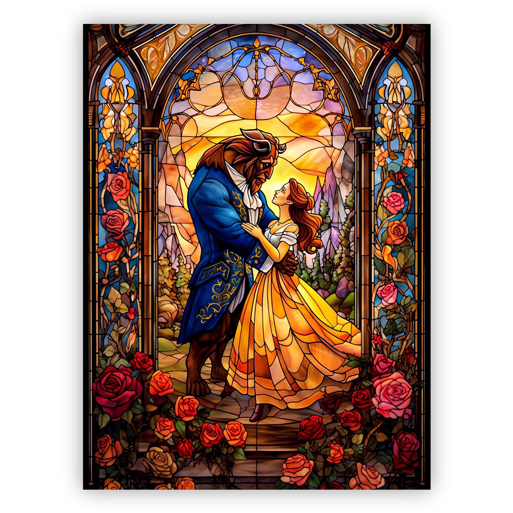 Pintura Diamante, Diamond Painting Kit Completo, Dibujos con Diamantes, Pintar con Diamantes para Decoración de Pared del Hogar (30 x 40 cm)
