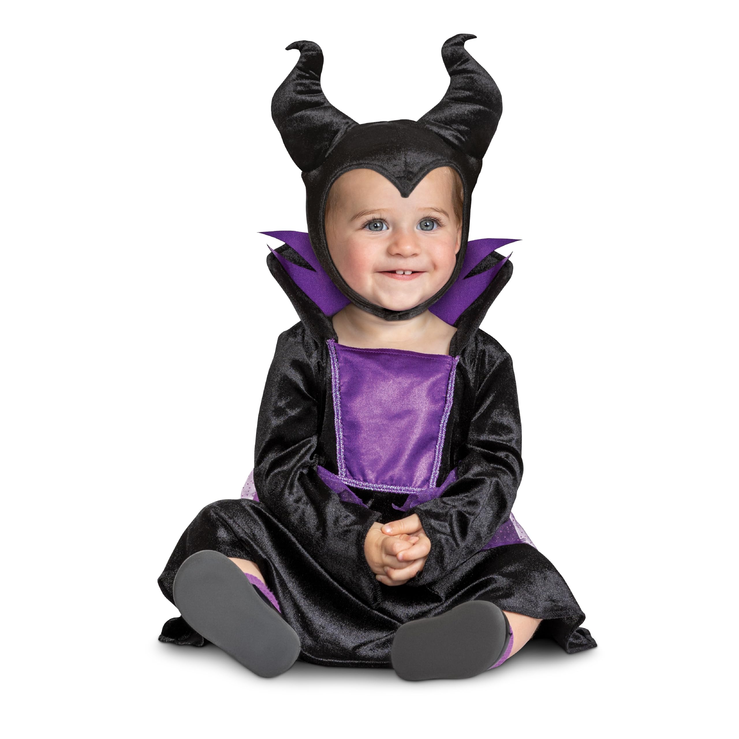 Maleficent Costume for Toddlers, Official Disney Snow White Maleficent Halloween Outfit, Todder Size (3T-4T)