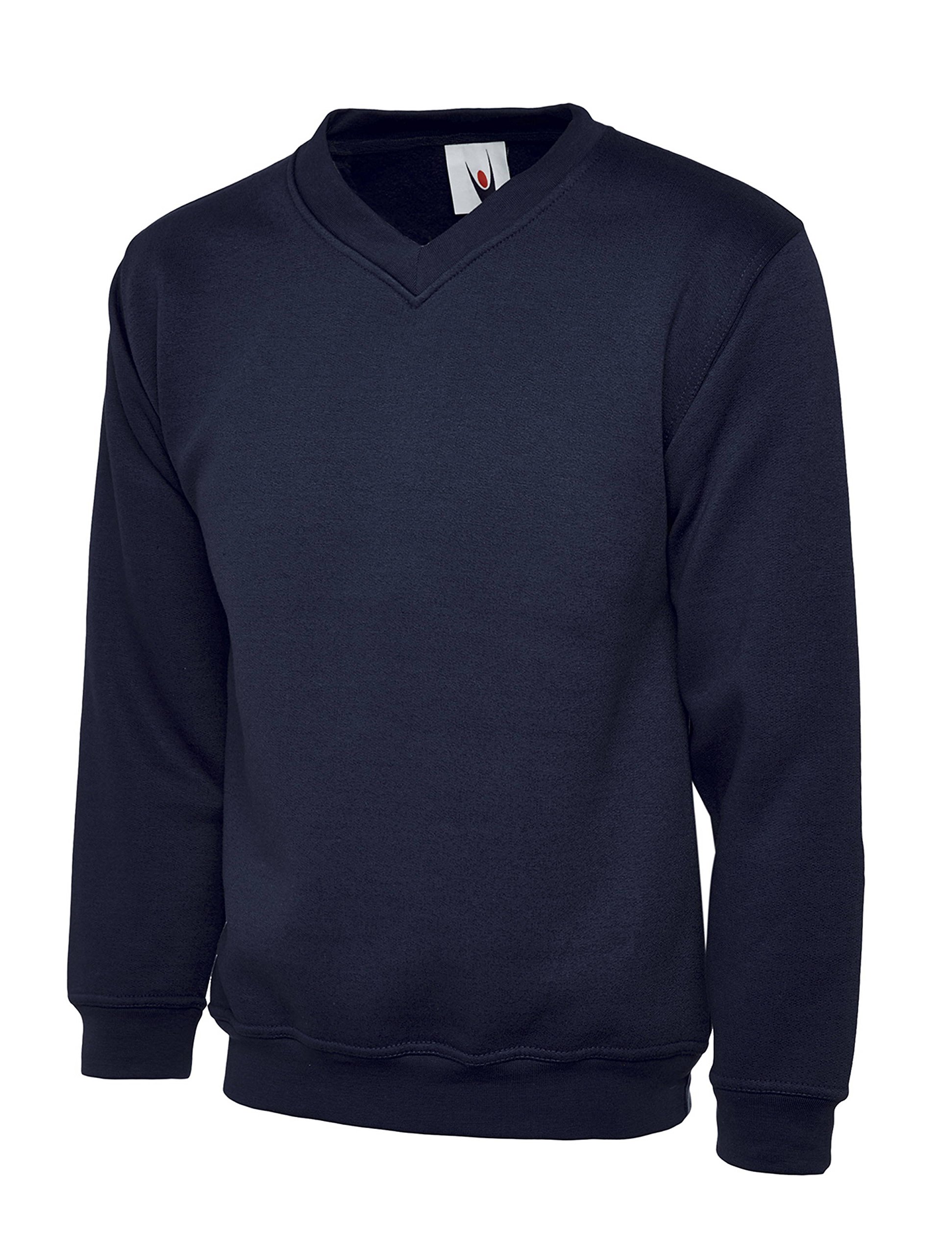 Premium V-Neck Sweatshirt Navy XXL
