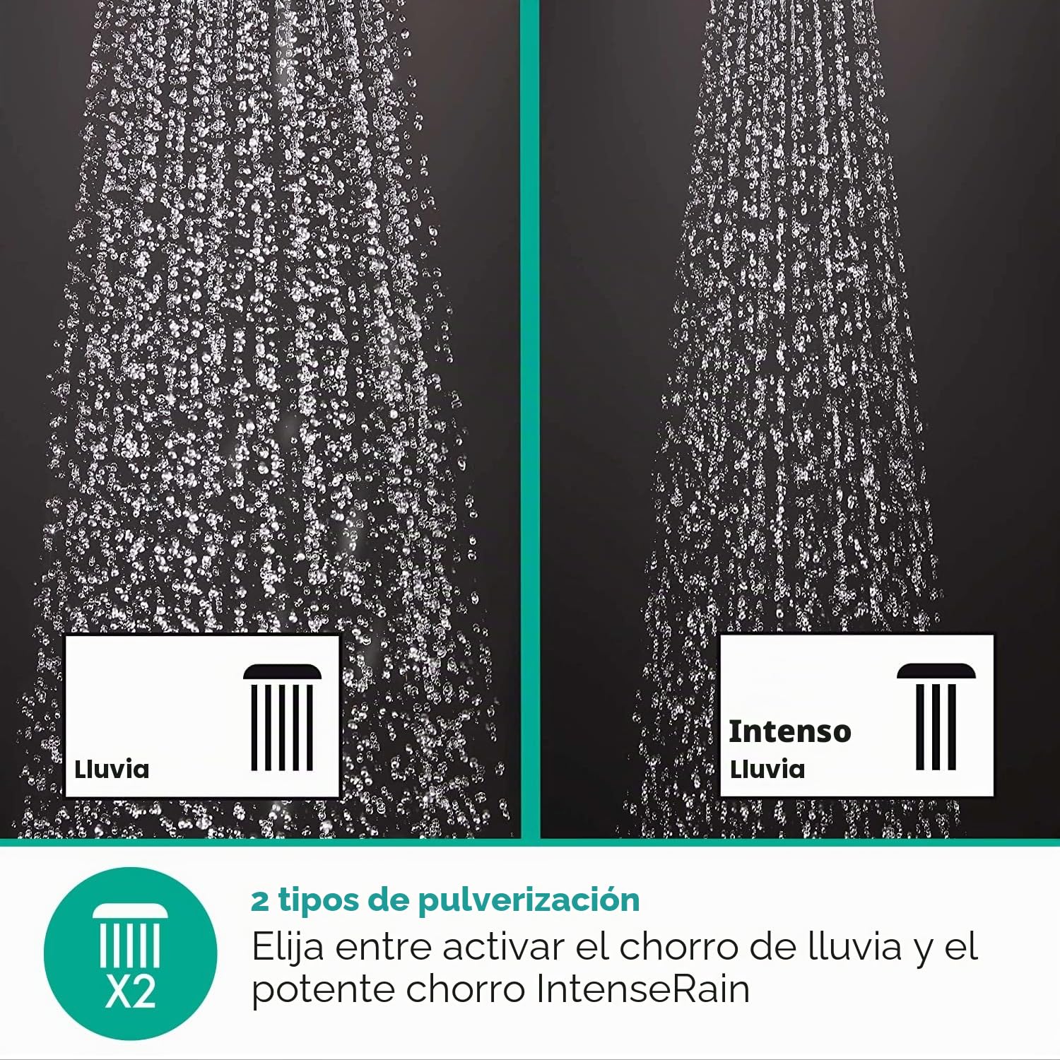 hansgrohe Vernis Blend Ducha de mano 100 Vario, Ahorro de agua, cromo, 26340000