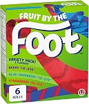 BETTY CROCKER FRUIT BY THE FOOT - VALUE PACK SIZE - Strawberry, Blue Raspberry, Berry Tie-Dye Fruit Flavoured Snacks, Pack of 30 Rolls, 637 Grams Package of Fruit Flavoured Snacks