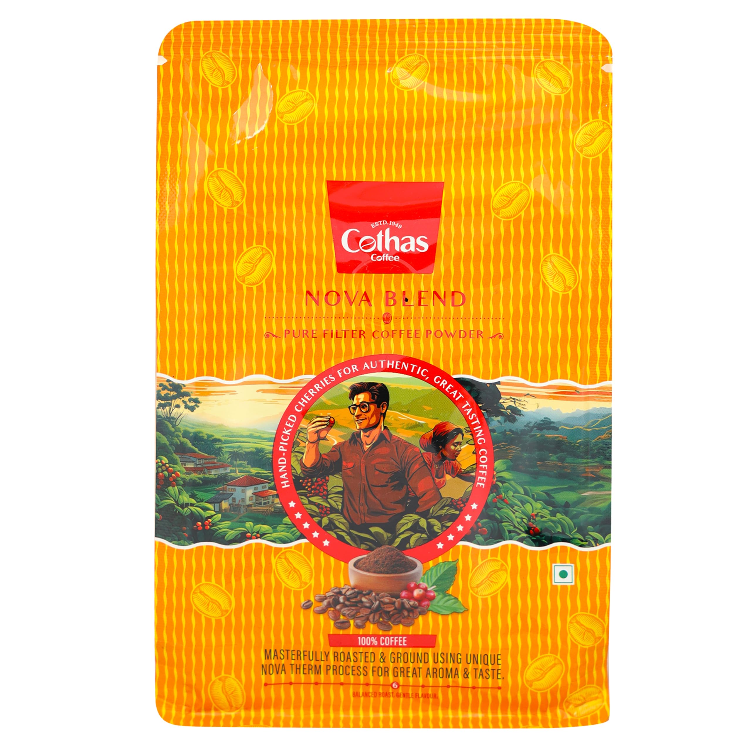 Cothas Nova-Therm | Pure Filter Coffee Powder (500G), Packet