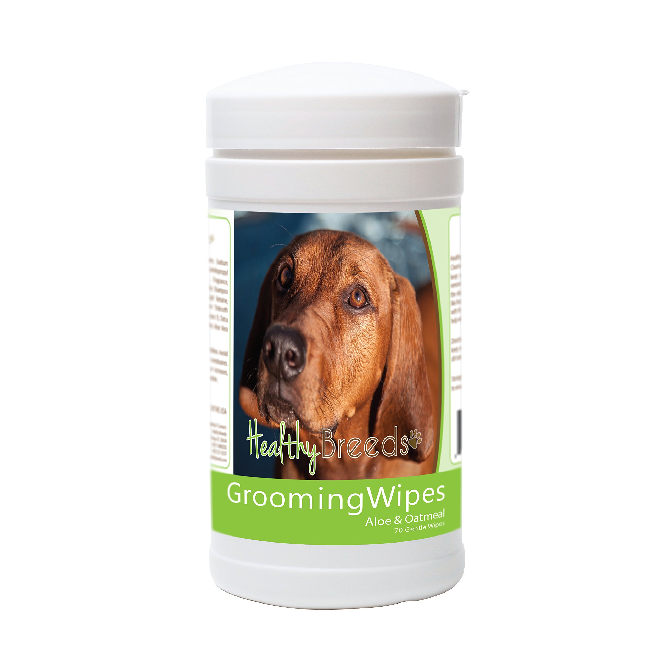 Healthy Breeds Redbone Coonhound Grooming Wipes 70 Count