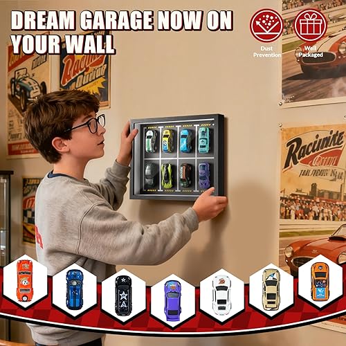 Miniatura 112 de JupDec Estuche de exhibición de pelotas de golf de acrílico transparente con base de madera y camiseta, caja de almacenamiento transparente