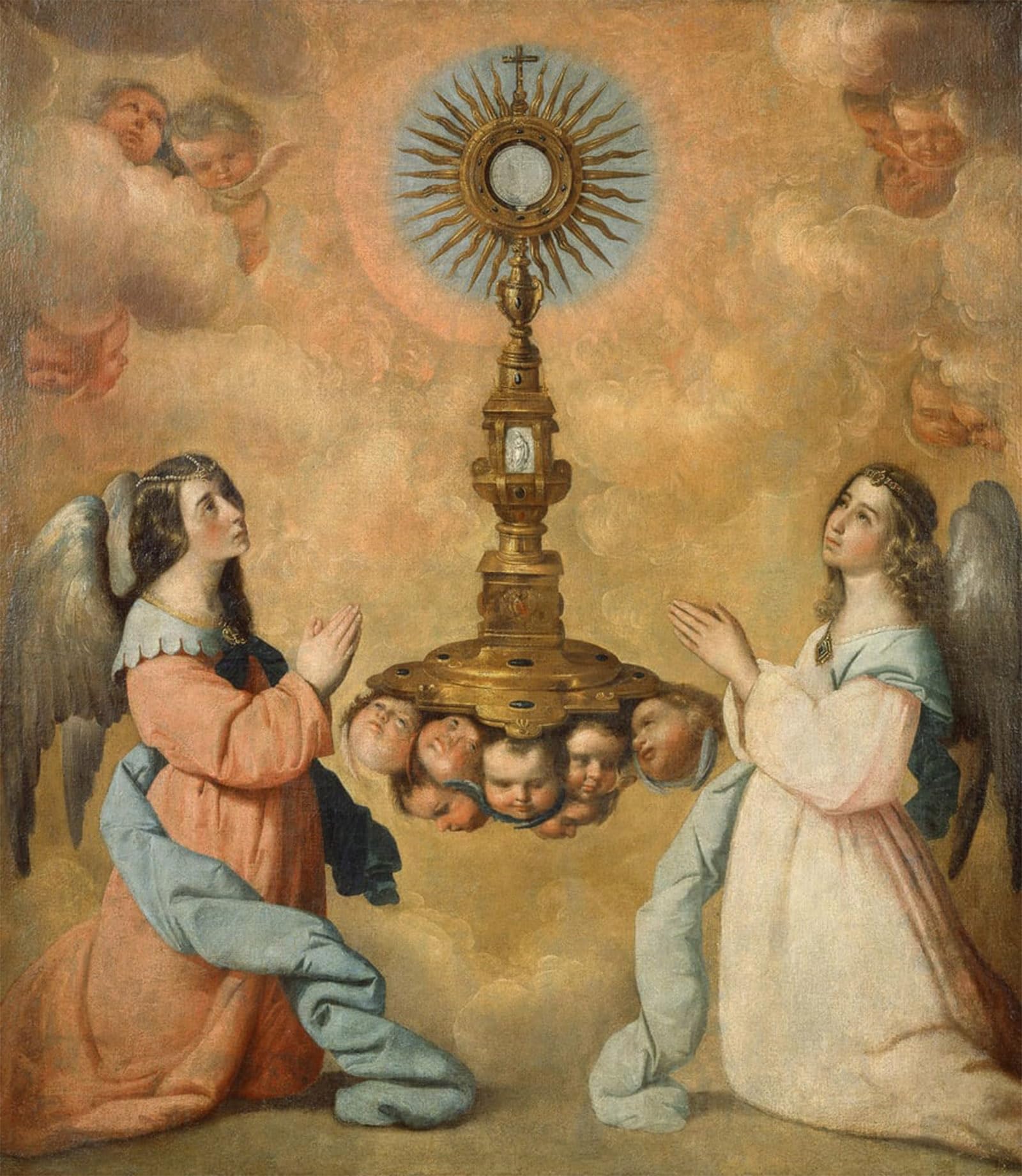 POSTERIIk Vintage Art Print Images Pictures Print the Eucharist by Francisco De Zurbaran Modern Colour Posters for Office Home Decor 60x90cm