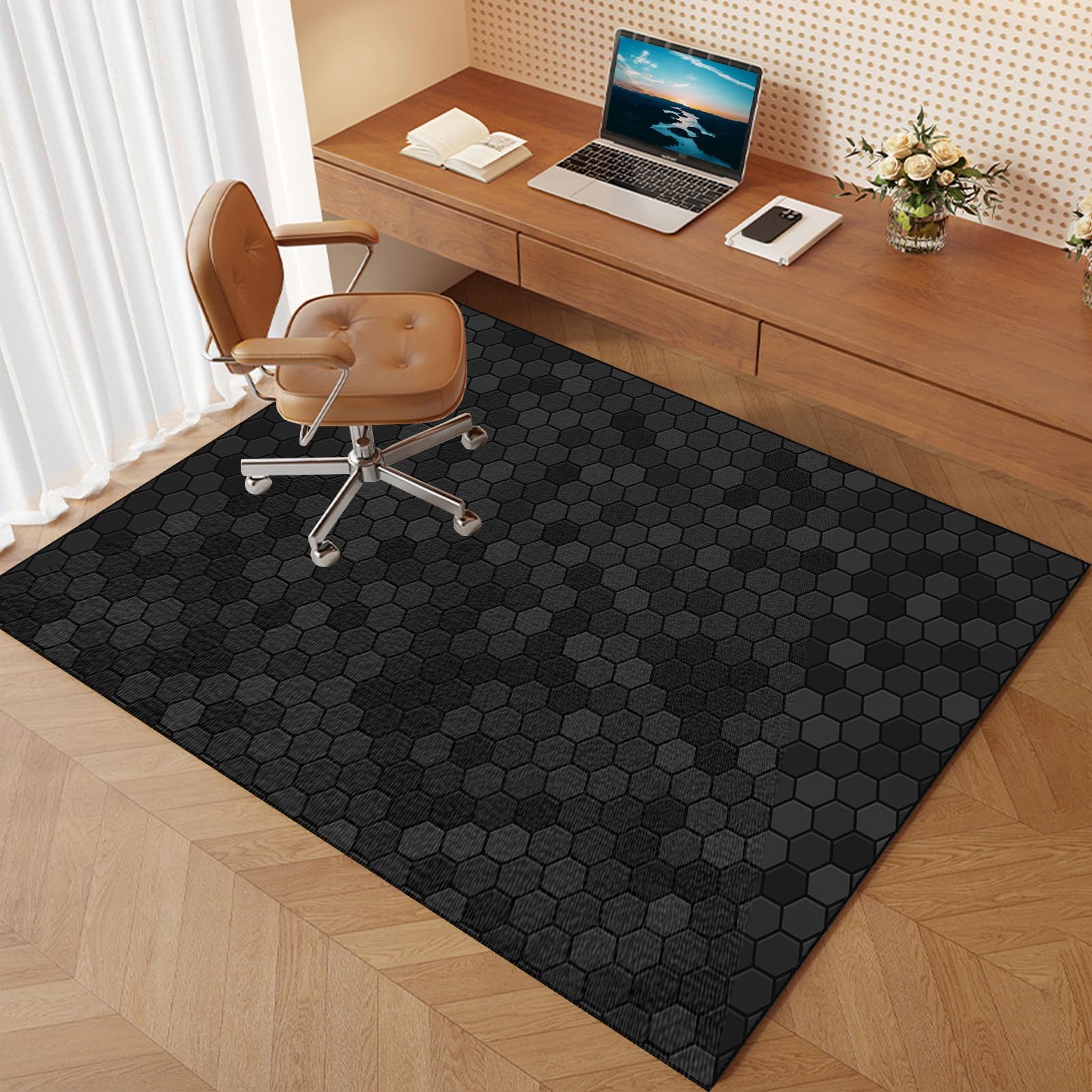 Tappeto Gaming Pavimento Tappeto Sedia Ufficio Tappeto Salvapavimento Antiscivolo Tappeto per Sedia con Ruote Tappetino Pavimenti per Parquet e Piastrelle Proteggere Tappetini per Sedie 200 x 230 cm