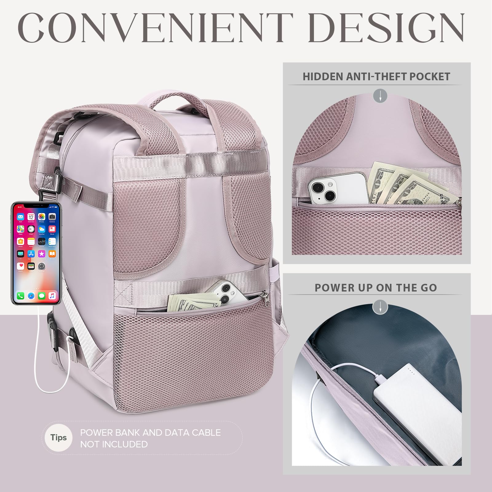 Hayayu Borse da Cabina per Ryanair 40cmx20cmx25cm Bagaglio a Mano Zaino Borsa Zaino da Viaggio Il Sedile Zaino per Ryanair bagaglio a mano Borsa Cabina Viaggio Zaino Travel Casual Daypack