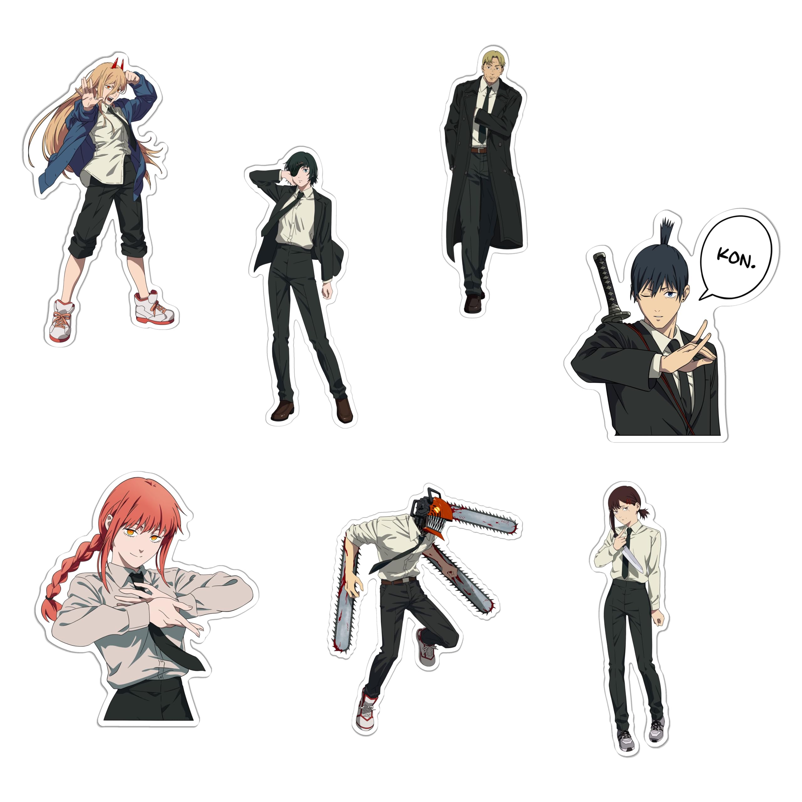 Chainsaw Man Anime Vinyl Stickers for Laptop (Type 3) (B0CRFDM4NF) Amazon Price History, Amazon Price Tracker