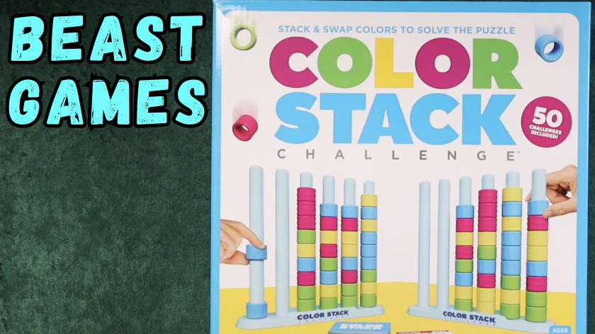 Color Stack Physical Game Watch Color Stack Game - Beast Games Family Night on Amazon Live