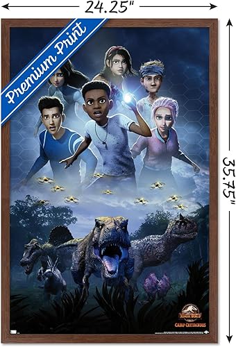 Miniatura 3 de Trends International Jurassic World Camp Cretácico - Póster de pared de una hoja