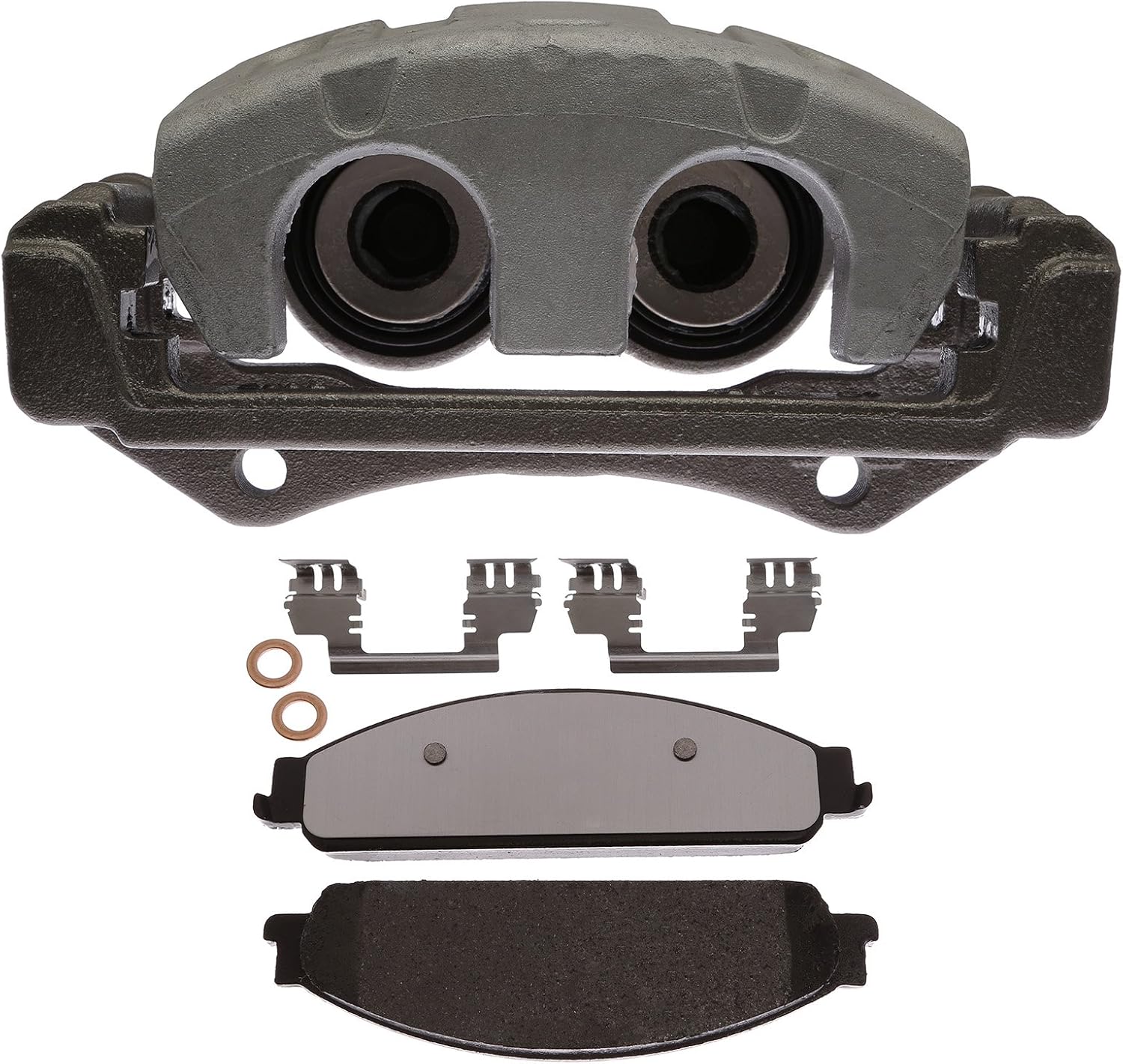 ACDelco Gold 18R12663 Front Driver Side Disc Brake Caliper Assembly with Ceramic Pads (Loaded Non-Coated), Remanufactured