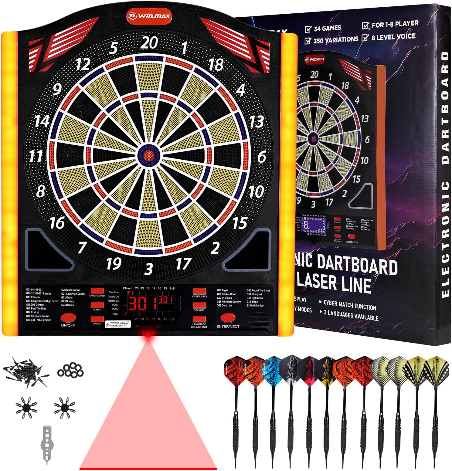 Winmax electronic dartboard manual Clearance