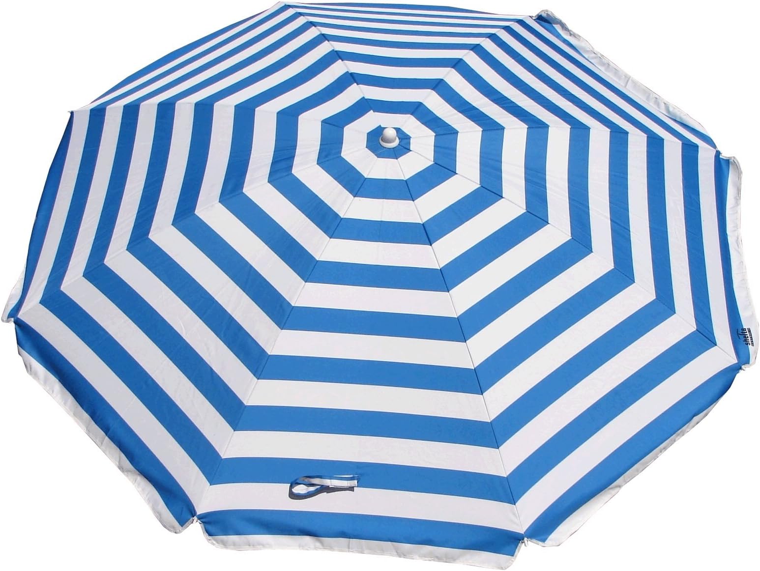 Shelta Australia 180 cm Beach Umbrella Noosa, Blue and white striped