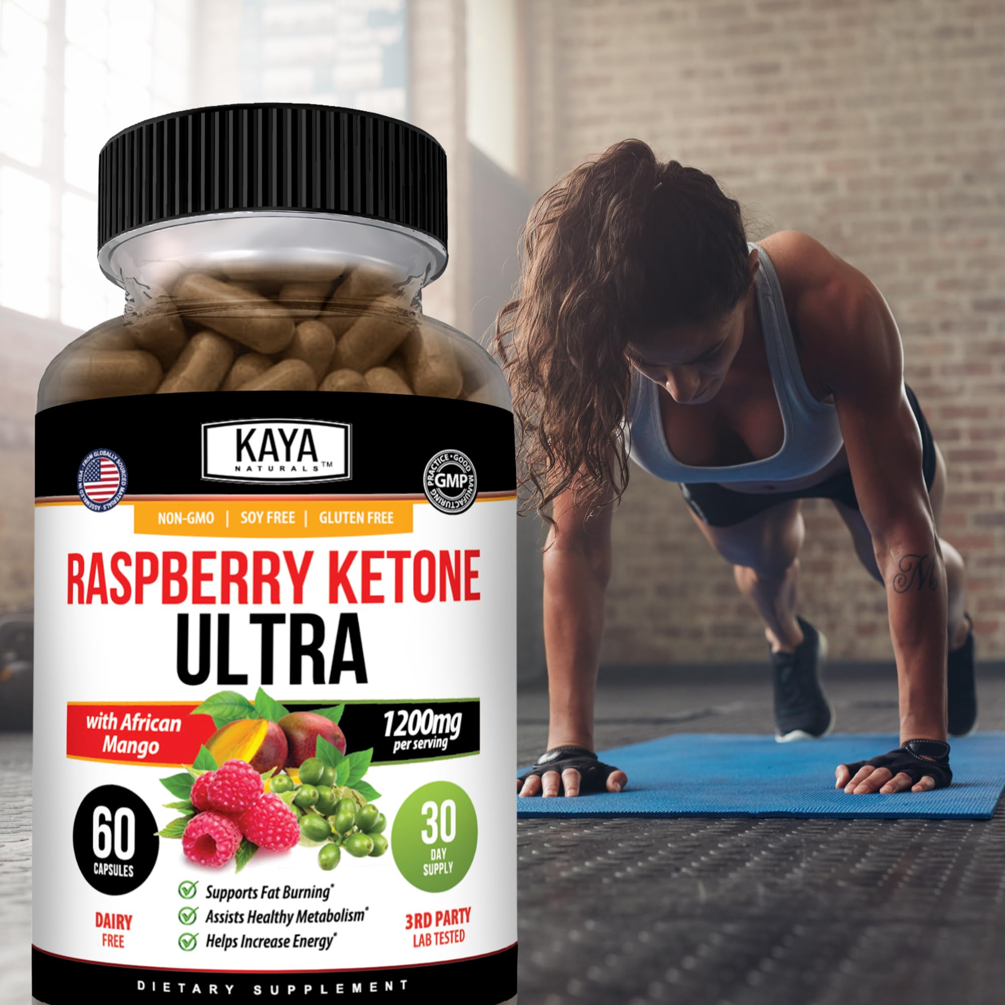 Kaya Naturals Keto Diet Raspberry Ketone, 60 Count — Amazon image 8